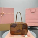 Miu Miu Leather Patchwork Beau Bag